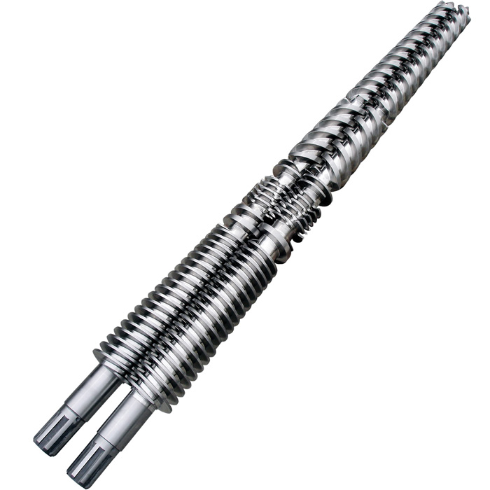 PVC Conical Didymus Screw Barrel Electio per Formulam
